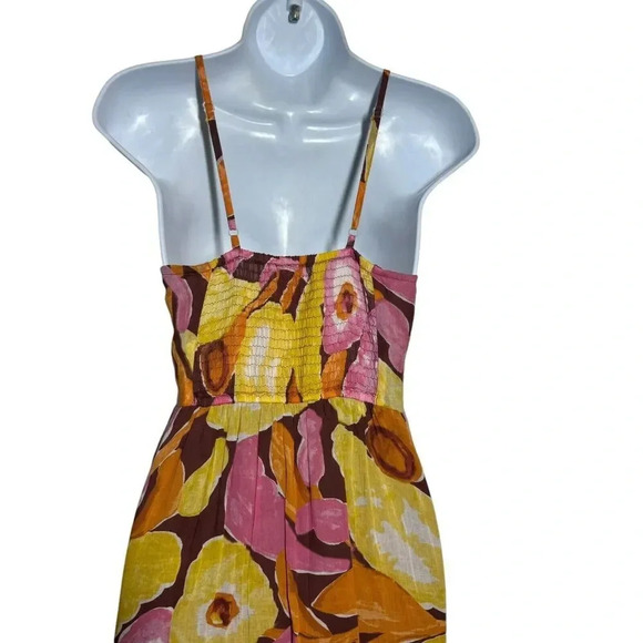 Banjanan Hazel Floral Tiered Midi Dress Euphoric Bloom Paprika size Small NWT - Picture 6 of 14